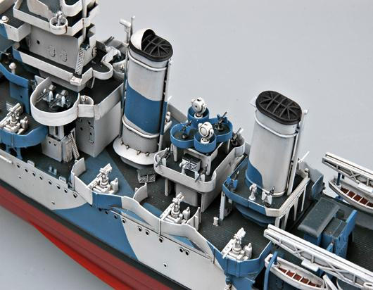 トランペッター 1/350 米海軍 サンフランシコ CA-38 1944 プラモデル 1/350 Trumpeter USS San Francisco CA38 Heavy Cruiser 1944