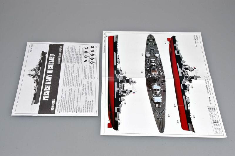 1/350 Trumpeter French Richelieu Battleship - Squadron.com