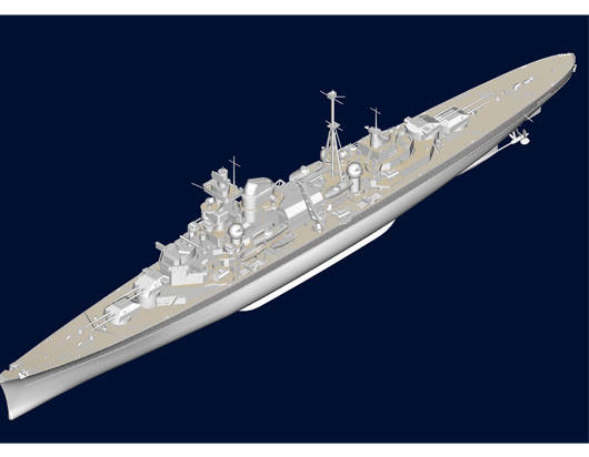 TRUMPETER 1/350 アドミラル・ヒッパー1941 プラモ　未組立品 1/350 Trumpeter German Admiral Hipper Heavy Cruiser 1941