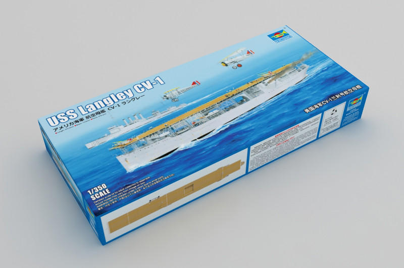 1/350 Trumpeter USS Langley CV1 Aircraft Carrier - Squadron.com