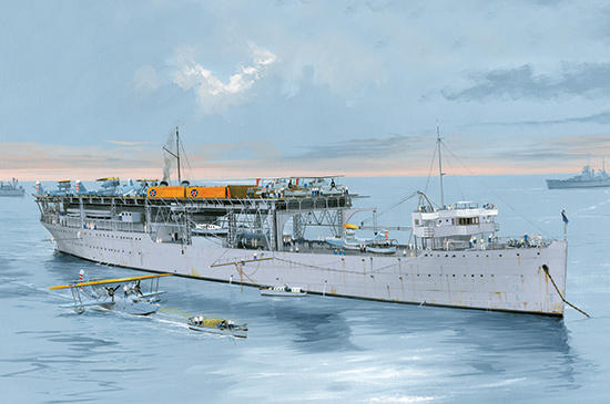 1/350 Trumpeter USS Langley AV-3 Aircraft Carrier - Squadron.com