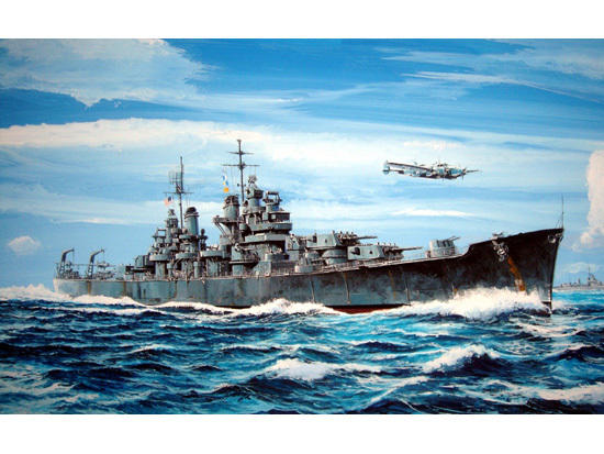 1/700 Trumpeter USS Baltimore CA68 Heavy Cruiser 1943 - Squadron.com