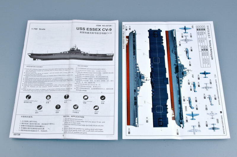 1/700 Trumpeter USS Essex CV9 Aircraft Carrier - Squadron.com