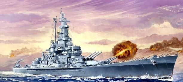 1/700 Trumpeter USS Massachusetts BB59 Battleship - Squadron.com