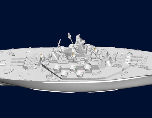 1/700 Trumpeter USS Alabama BB60 Battleship - Squadron.com
