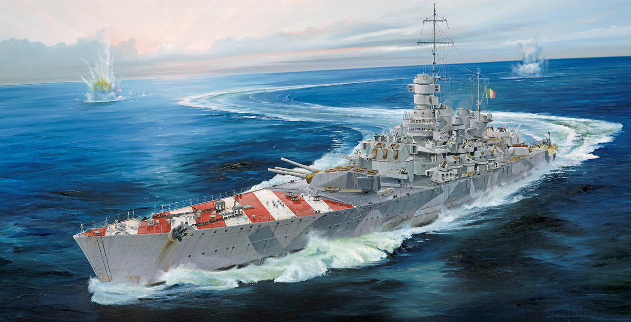 ローマ　1/700 ITALIAN BATTLESHIP RN ROMA 模型 1/700 Trumpeter RN Roma Italian Navy Battleship 1943 - Squadron.com