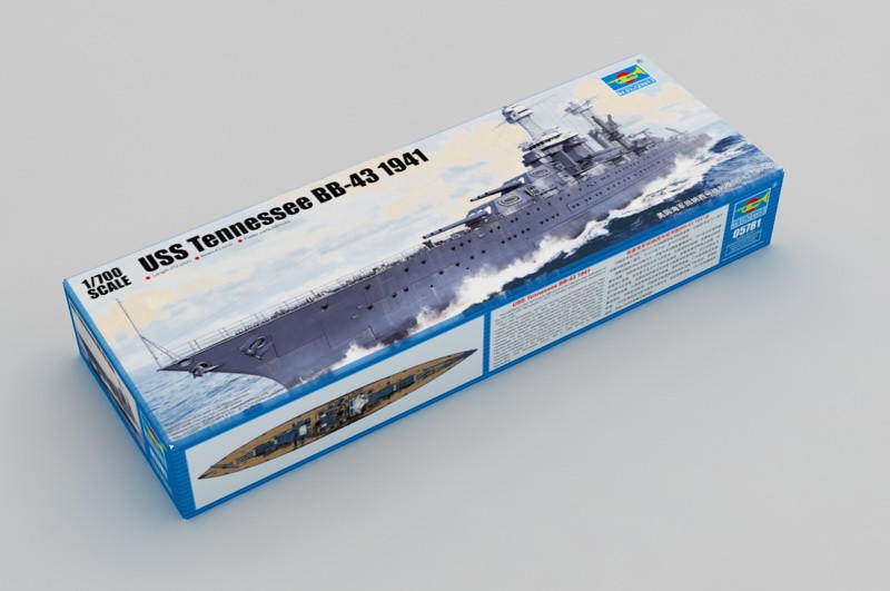 トランペッター 1/700 米海軍 テネシー級戦艦 BB-43 テネシー 1941 1/700 Trumpeter USS Tennessee BB43 Battleship 1941 - Squadron.com