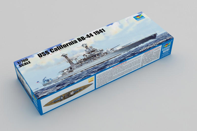 1/700 Trumpeter USS California BB44 Battleship 1941 - Squadron.com