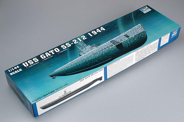 1/144 Trumpeter USS Gato SS212 Submarine 1944 - Squadron.com