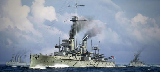 1/700 Trumpeter HMS Dreadnought British Battleship 1915 - Squadron.com