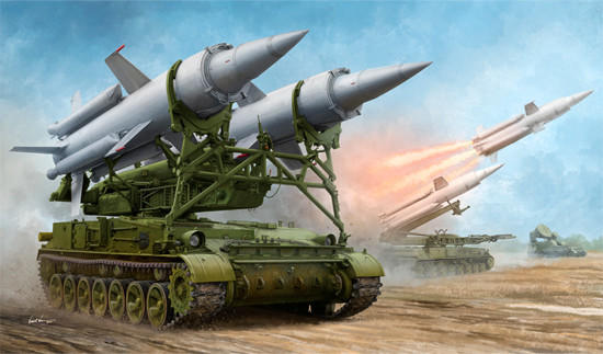 1/35 Trumpeter Soviet 2K11A TEL w/9M8M Missile Krug-A (SA4 Ganef