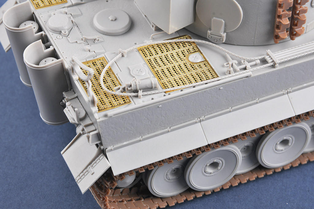 Maquette Trumpeter 1/35 - Tigre I Late Production Avec Zimmerit, Neuve