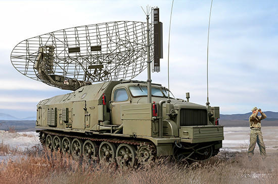 Trumpeter 1/35 ソビエト軍 P-40/1S12 レーダー車 1/35 Trumpeter P40/1S12 Long Track S-Band Acquisition Radar System