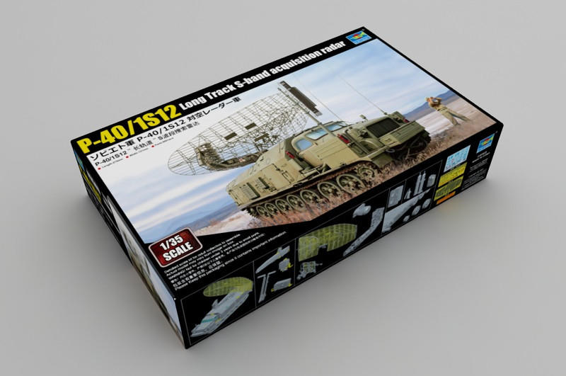 Trumpeter 1/35 ソビエト軍 P-40/1S12 レーダー車 1/35 Trumpeter P40/1S12 Long Track S-Band Acquisition Radar System