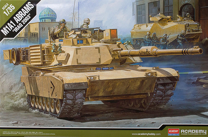 1/35 Academy M1A1 Abrams US Army Iraq 2003 Tank - Squadron.com
