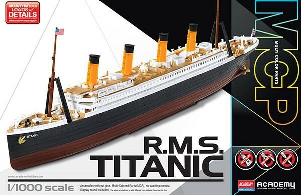 1/1000 Academy RMS Titanic Ocean Liner (Snap) - Squadron.com