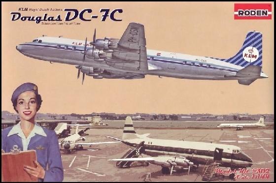 1/144 Roden DC7C Royal Dutch Airliner - Squadron.com