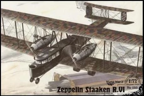 1/72 Roden Zeppelin Staaken R VI (Schutte-Lanz Built R27/16) WWI
