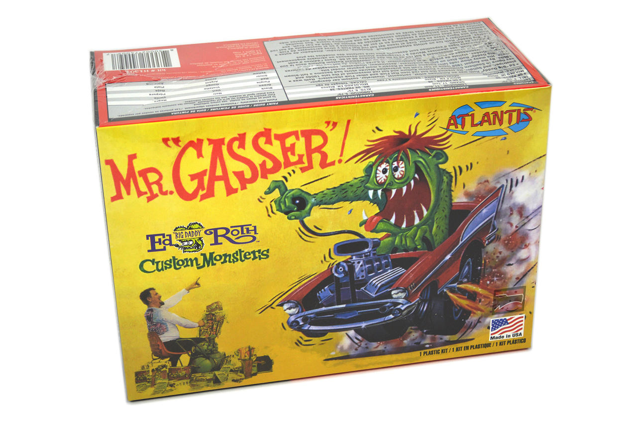 1/25 Atlantis Models Ed Big Daddy Roth Mr. Gasser Car with Monster
