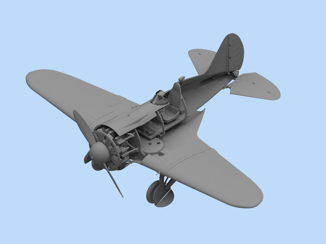 1/32 ICM I-16 type 24, WWII Soviet Fighter - Squadron.com
