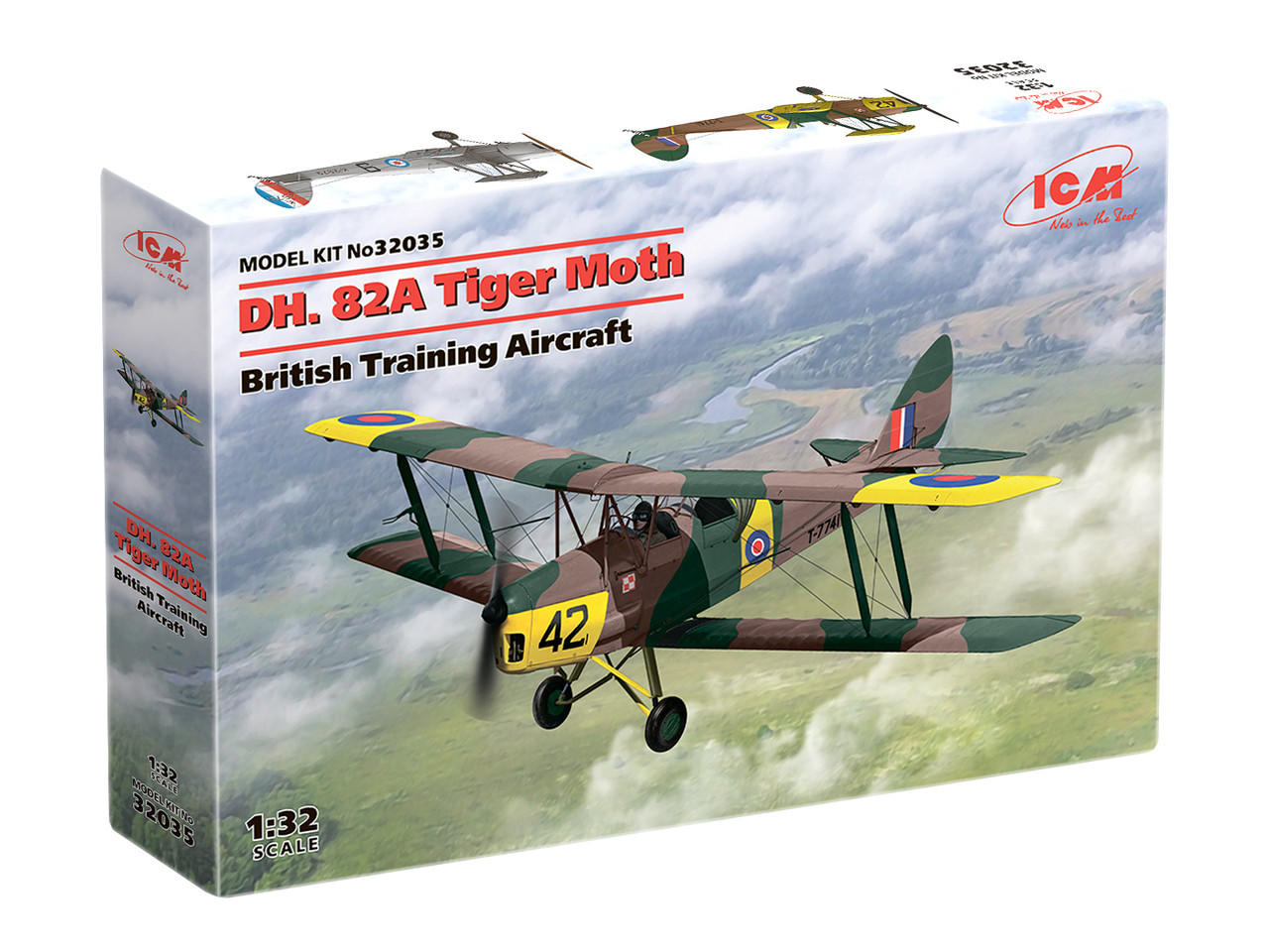 ICM 1/32 DH.82A Tiger Moth タイガーモス DH.82A Tiger Moth - ICM Holding