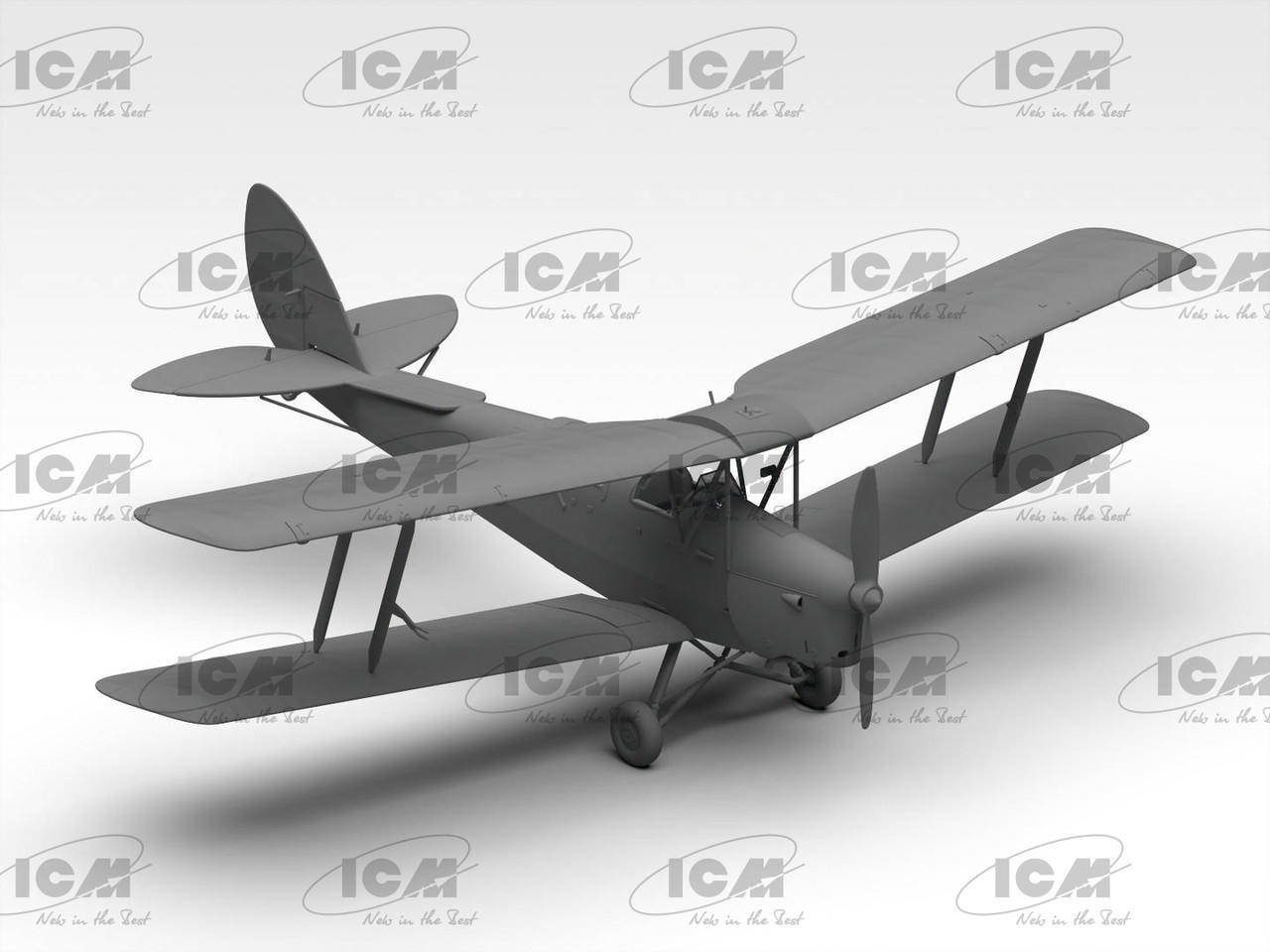 ICM 1/32 DH.82A Tiger Moth タイガーモス Build review of the ICM DH.82A Tiger Moth scale model