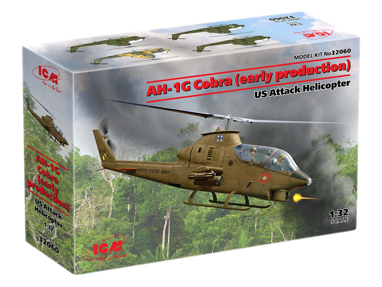 1/32 ICM AH-1G Cobra (early production), US Attack Helicopter (100