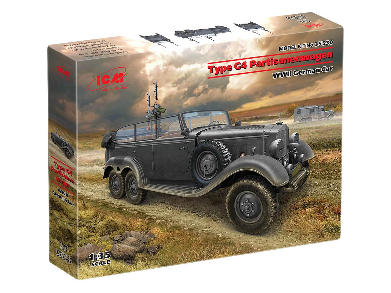1/35 ICM G4 with armament, WWII German Car - Squadron.com