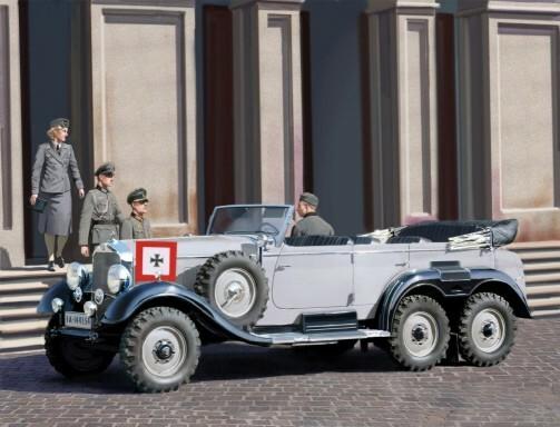 German A-4 Missile 1/35 インペリアルシリーズ 1/35 ICM G4 (1939 production), German Car with Passengers (4