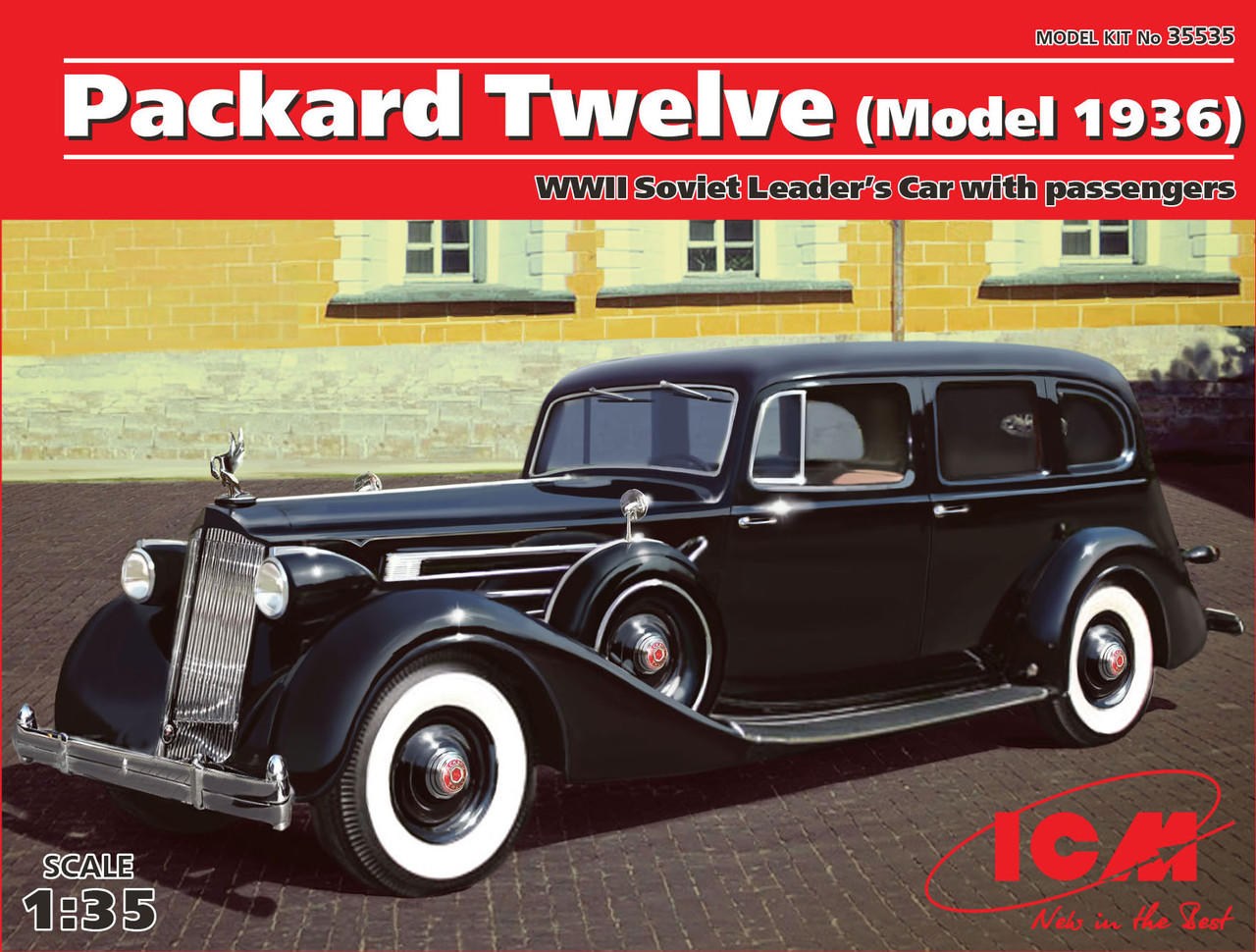 1/35 ICM Packard Twelve (Model 1936), WWII Soviet Leaders' Car