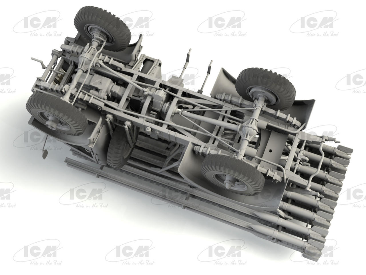 【中古】ﾐﾘﾀﾘ）35591 ICM 1/35 ｿﾋﾞｴﾄ BM-13-16[91][240091384974] ICM 35591 1/35 BM-13-16 on W.O.T. 8 chassis, WWII Soviet