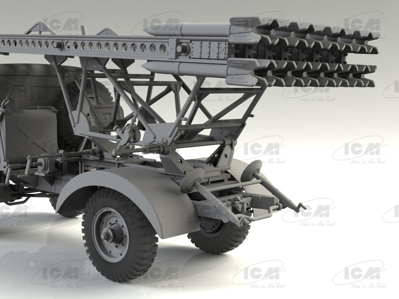 【中古】ﾐﾘﾀﾘ）35591 ICM 1/35 ｿﾋﾞｴﾄ BM-13-16[91][240091384974] ICM 35591 1/35 BM-13-16 on W.O.T. 8 chassis, WWII Soviet