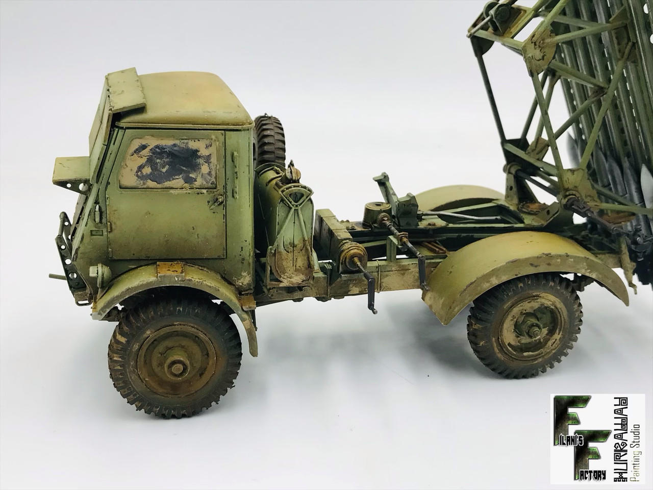 1/35 ICM BM-13-16 on W.O.T. 8 chassis, WWII Soviet MLRS