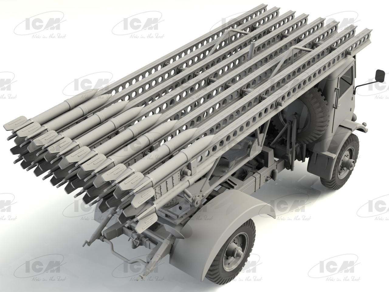 1/35 ICM BM-13-16 on W.O.T. 8 chassis, WWII Soviet MLRS - Squadron.com