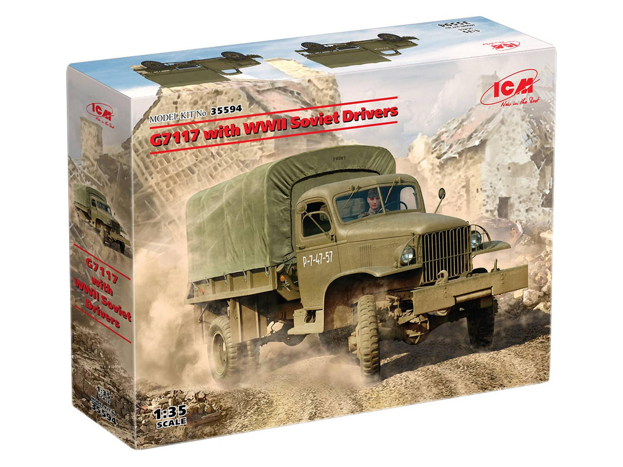 1/35 ICM G7117 with WWII Soviet Drivers - Squadron.com
