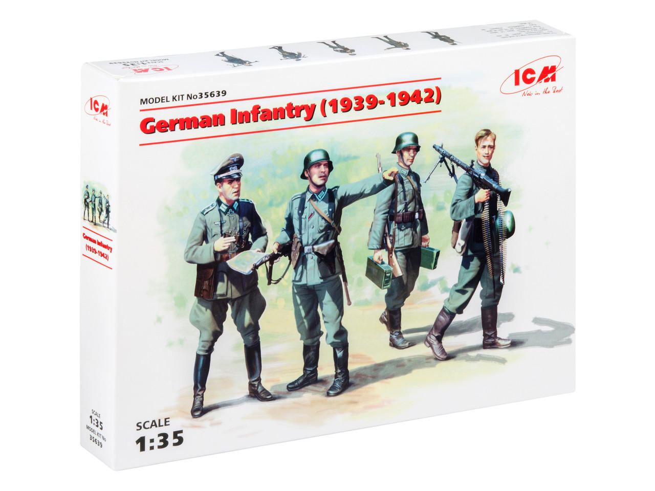 1/35 ICM German Infantry (1939-1942) (4 figures) - Squadron.com