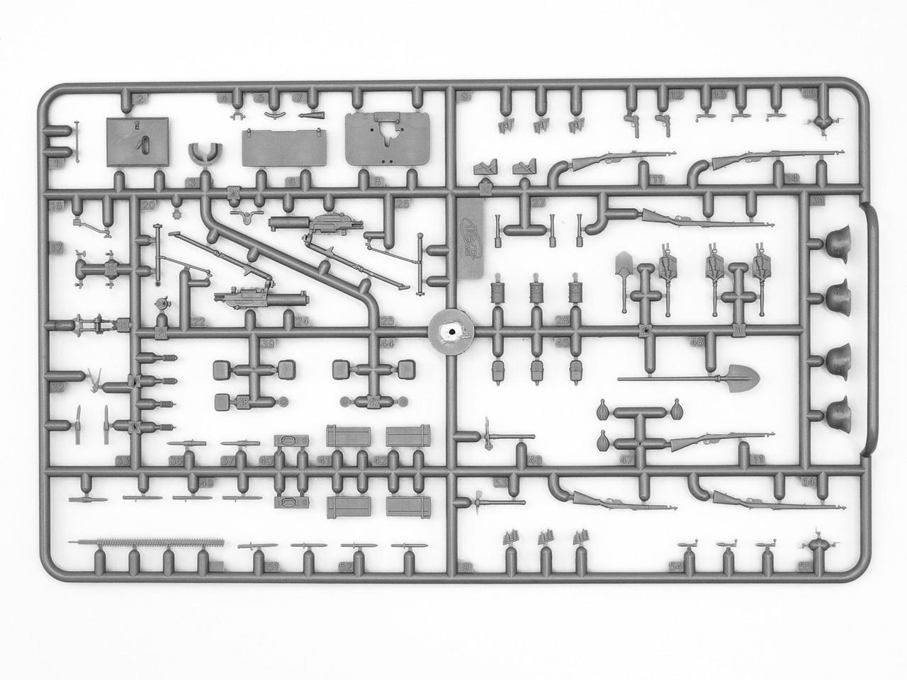 Mana Diagram ２枚セット 1/35 ICM WWI Austro-Hungarian MG Team (2 figures) - Squadron.com