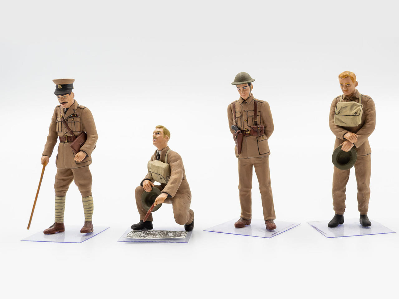 ミリタリー WWII British Tank Crewman 1/6 Berliner Zinnfiguren | British Tank Crew - Africa 1941