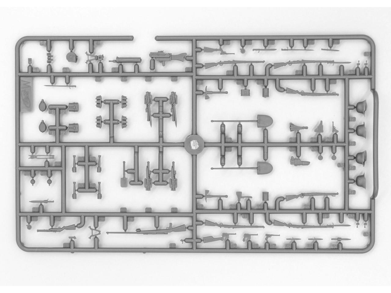 1/35 ICM WWI German MG08 MG Team (2 figures) - Squadron.com