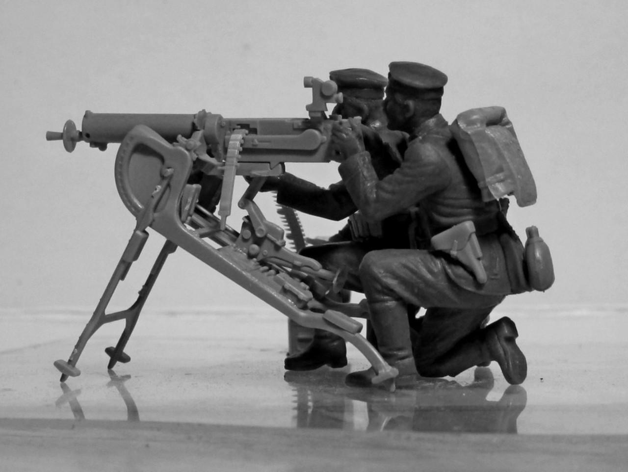 1/35 ICM WWI German MG08 MG Team (2 figures) - Squadron.com