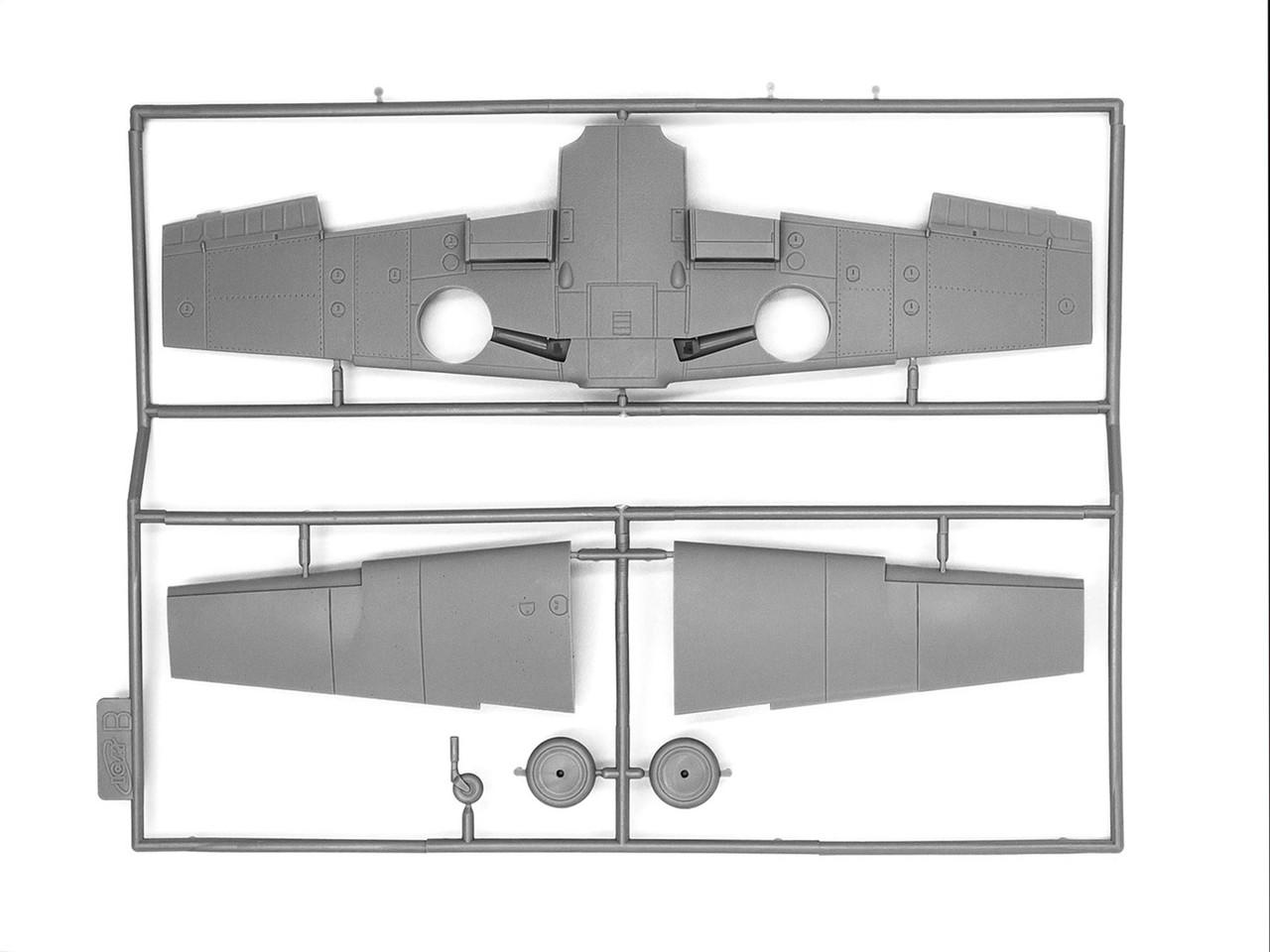 1/48 ICM Messerschmitt Bf 109F-4Z/Trop, WWII German Fighter