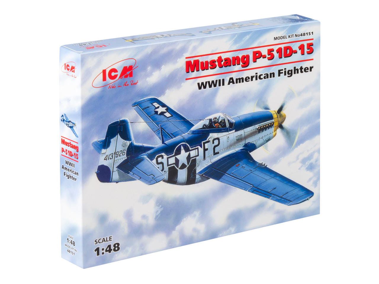 1/48 ICM Mustang P-51D-15, WWII American Fighter - Squadron.com