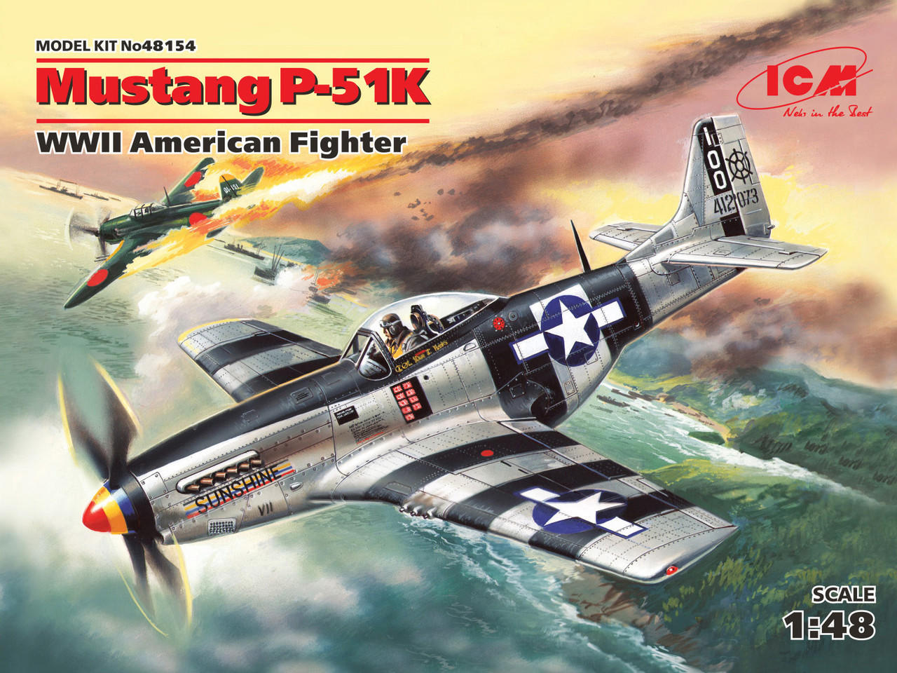 1/48 ICM Mustang P-51K, WWII American Fighter - Squadron.com