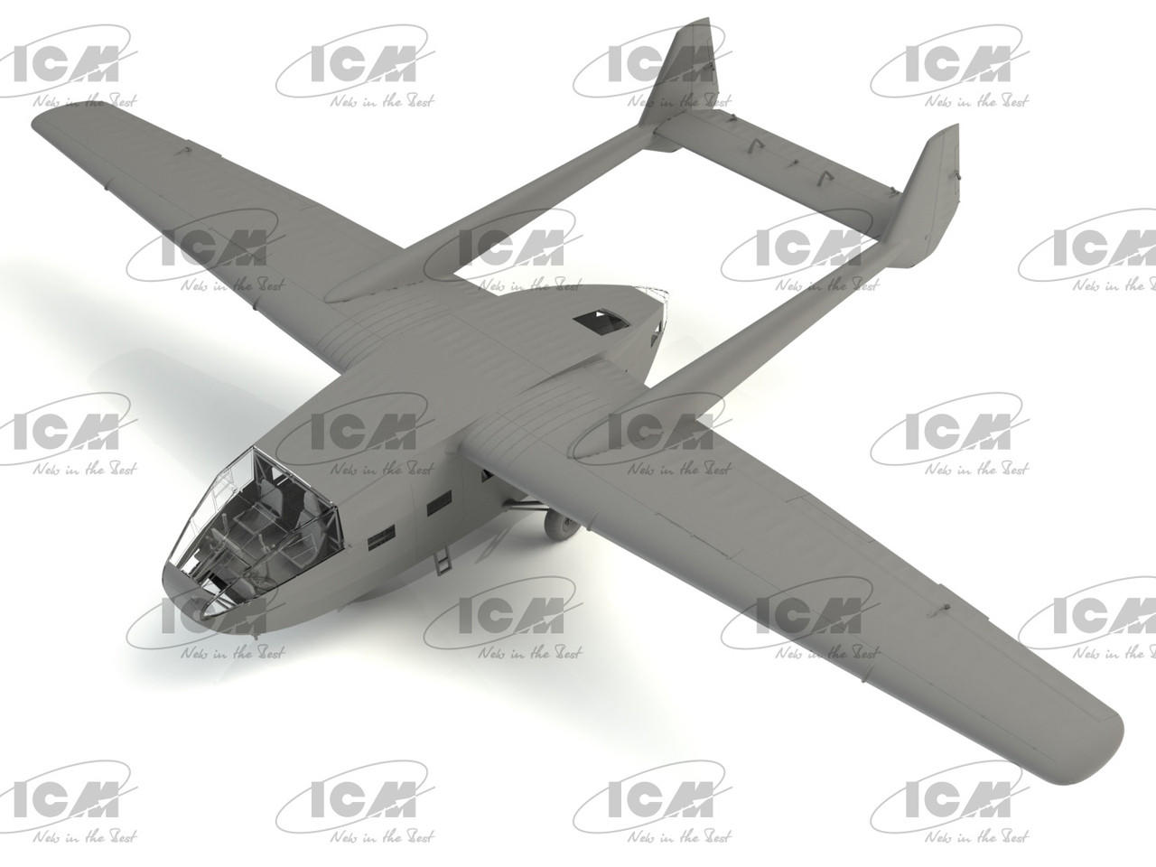 1/48 ICM Gotha Go 242B WWII German Landing Glider Plastic Model