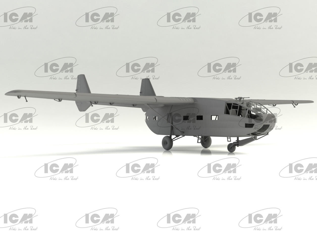 1/48 ICM Gotha Go 242B WWII German Landing Glider Plastic Model