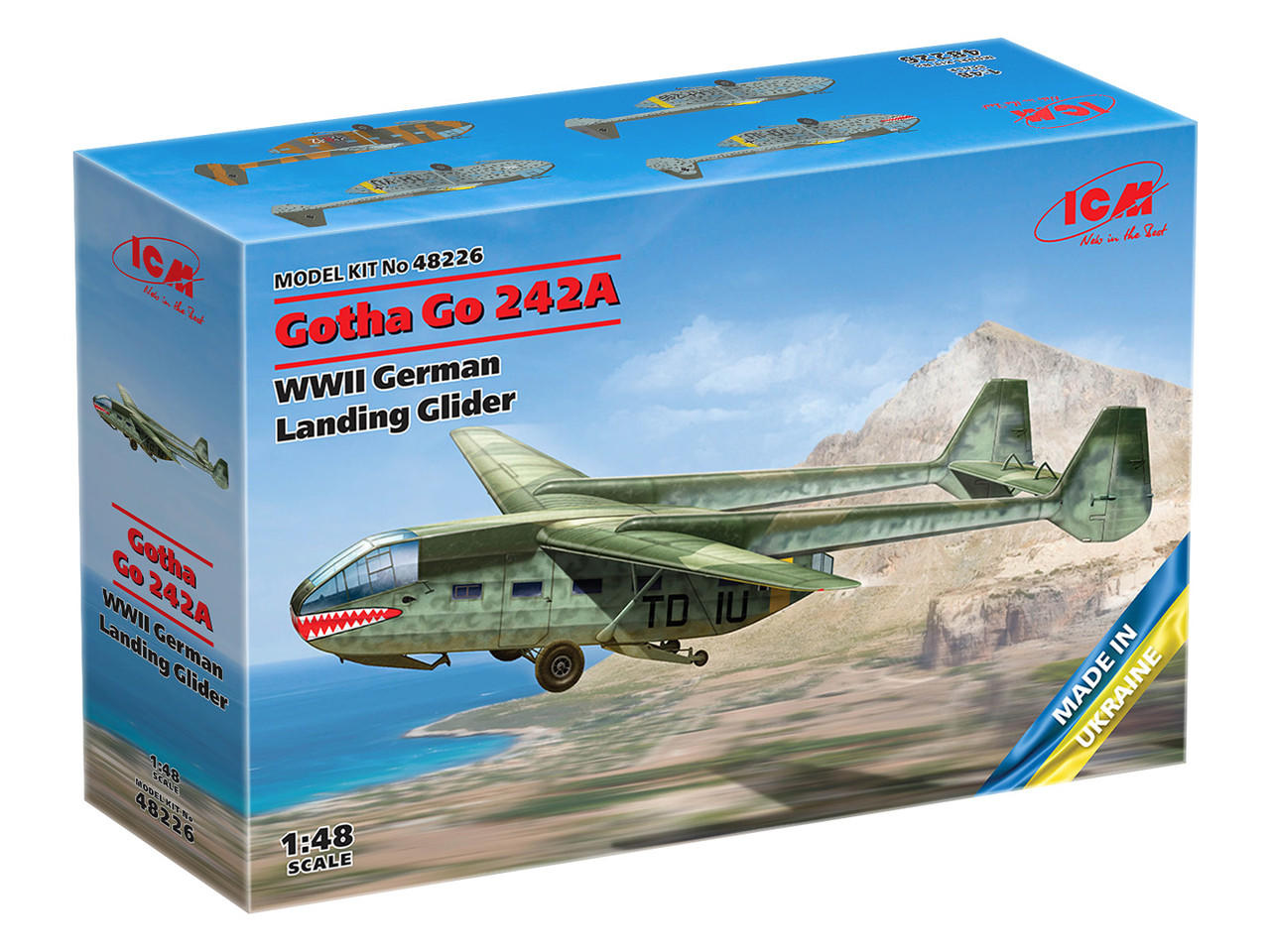 Gotha ICM 1/48 242A Go Gotha 航空機・ヘリコプター Go Squadron.com - Glider Landing German WWII 242A, 航空機・ヘリコプター