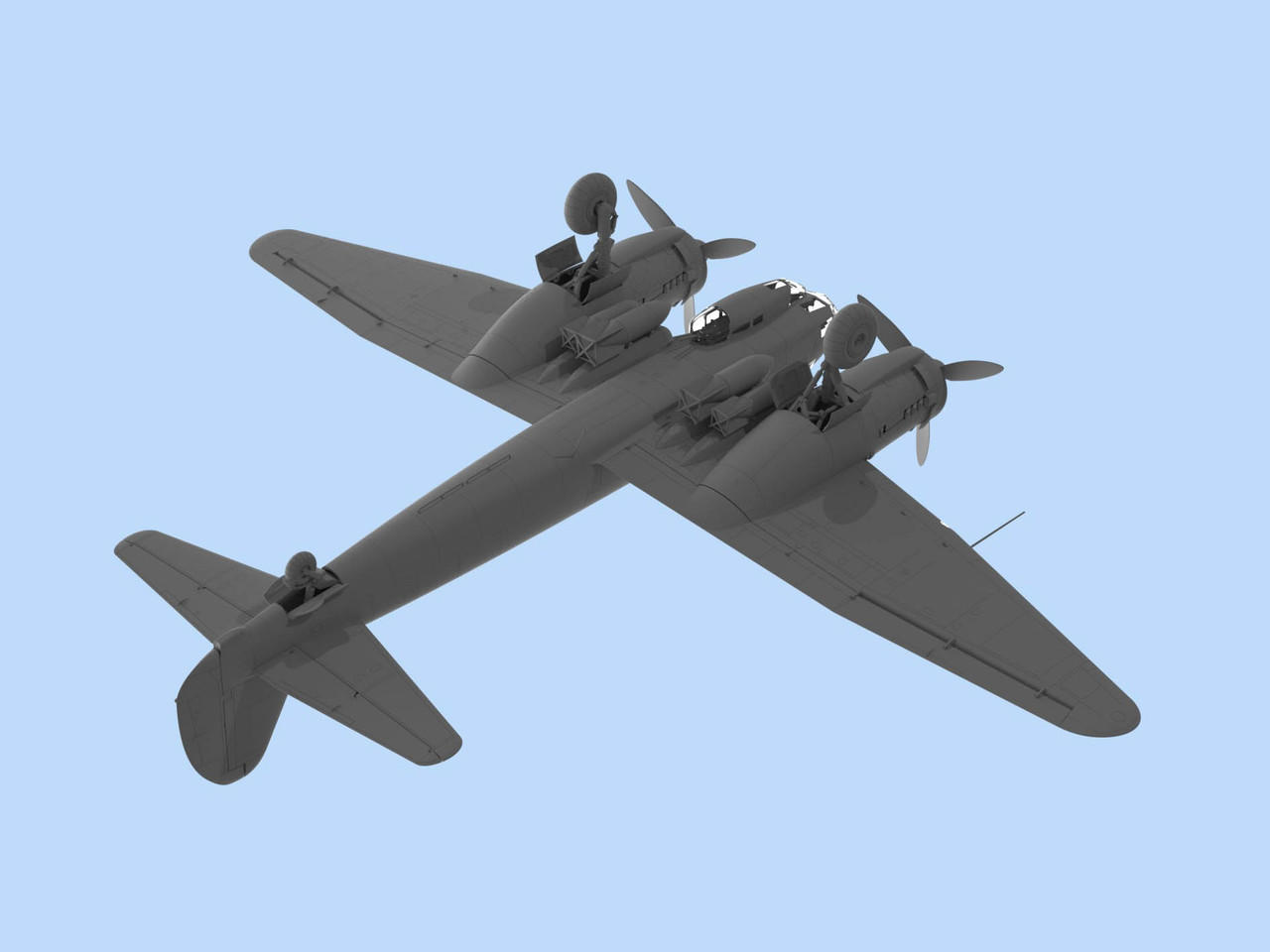 ICM Ju 88A-4/Torp WWIIドイツ魚雷機 1/48 1/48 ICM Ju 88A-11, WWII German Bomber - Squadron.com