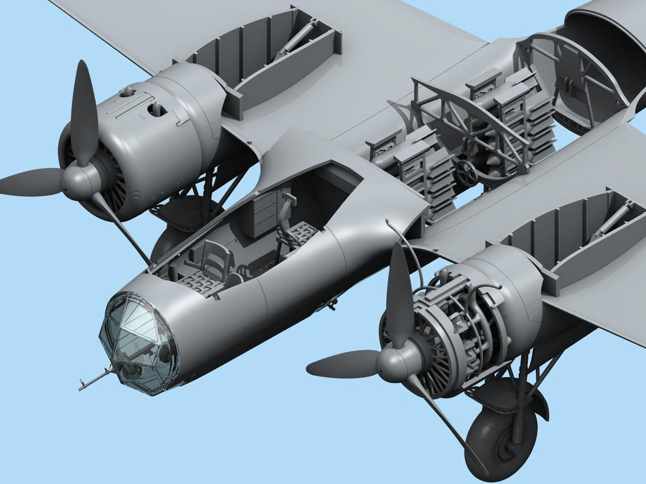 1/48 ICM Do 17Z-2, WWII German Bomber - Squadron.com