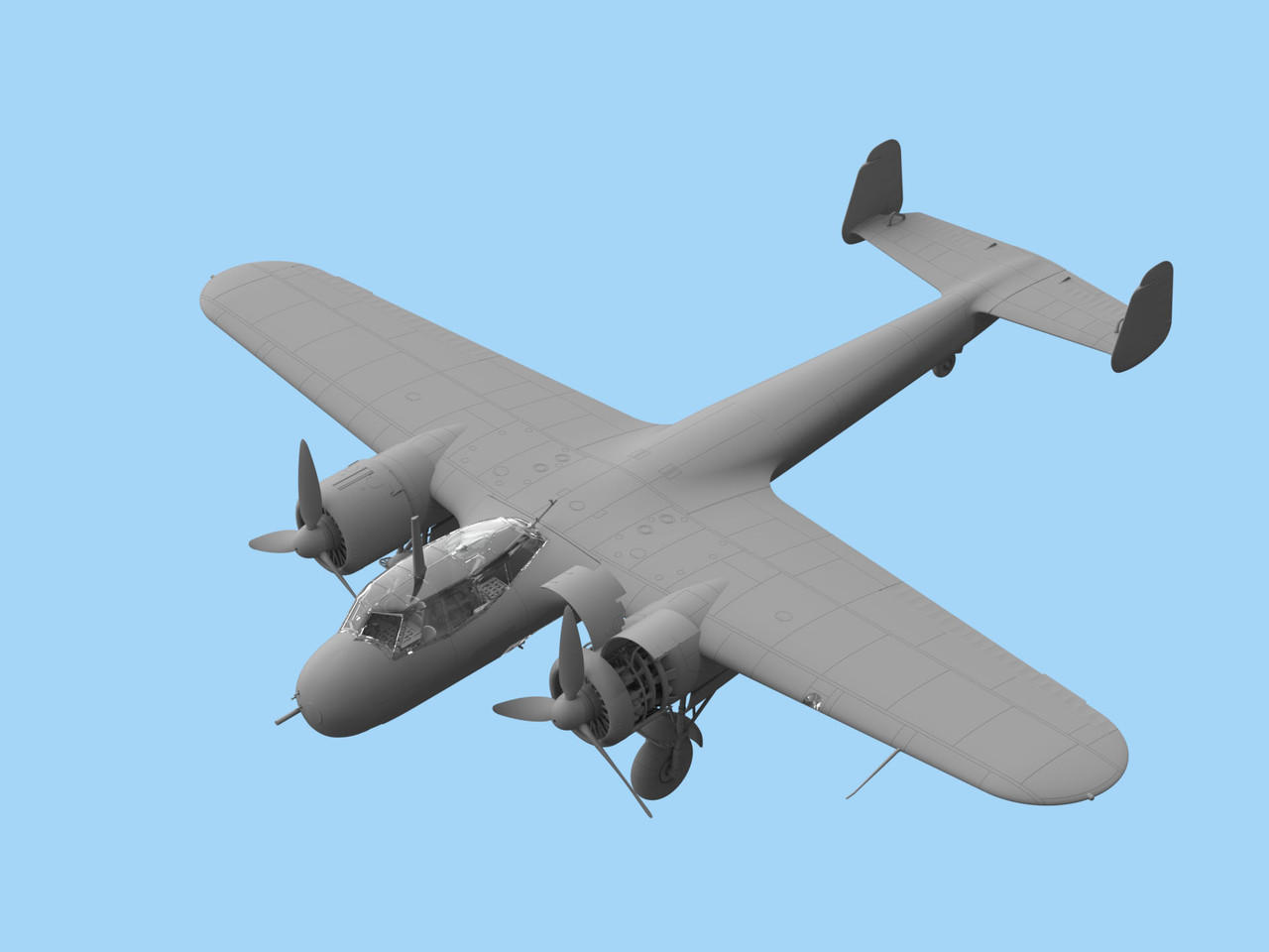 Dornier Do-17Z プラモデル キット 4114 Dornier Do-17Z プラモデル キット 4114