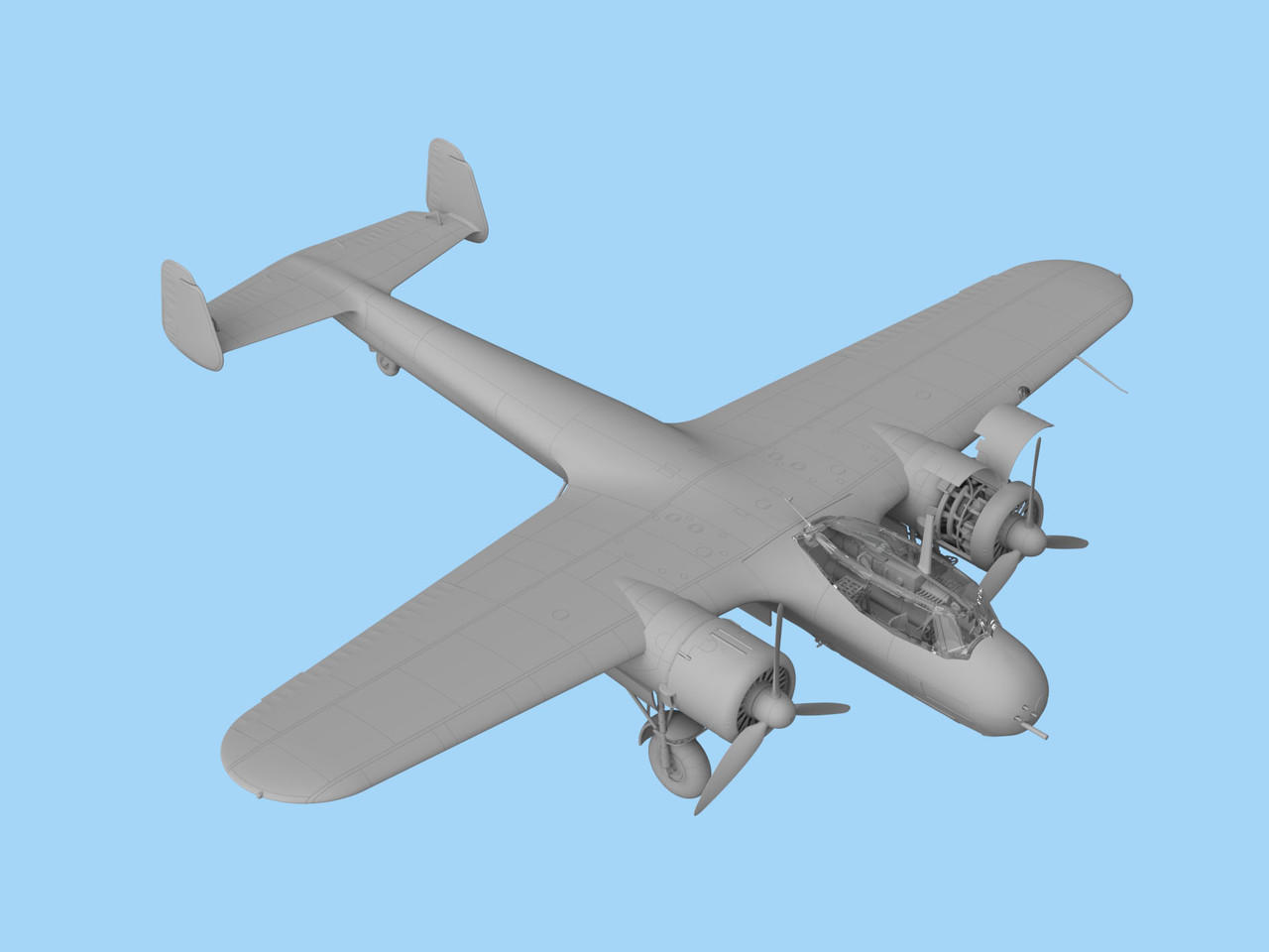 1/48 ICM Do 17Z-7, WWII German Night Fighter - Squadron.com